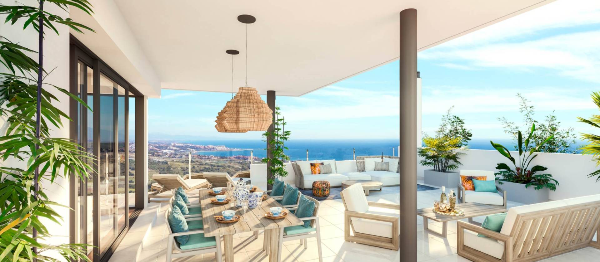 Nieuwbouw  - Appartement -
Casares / Manilva - Finca Cortesin