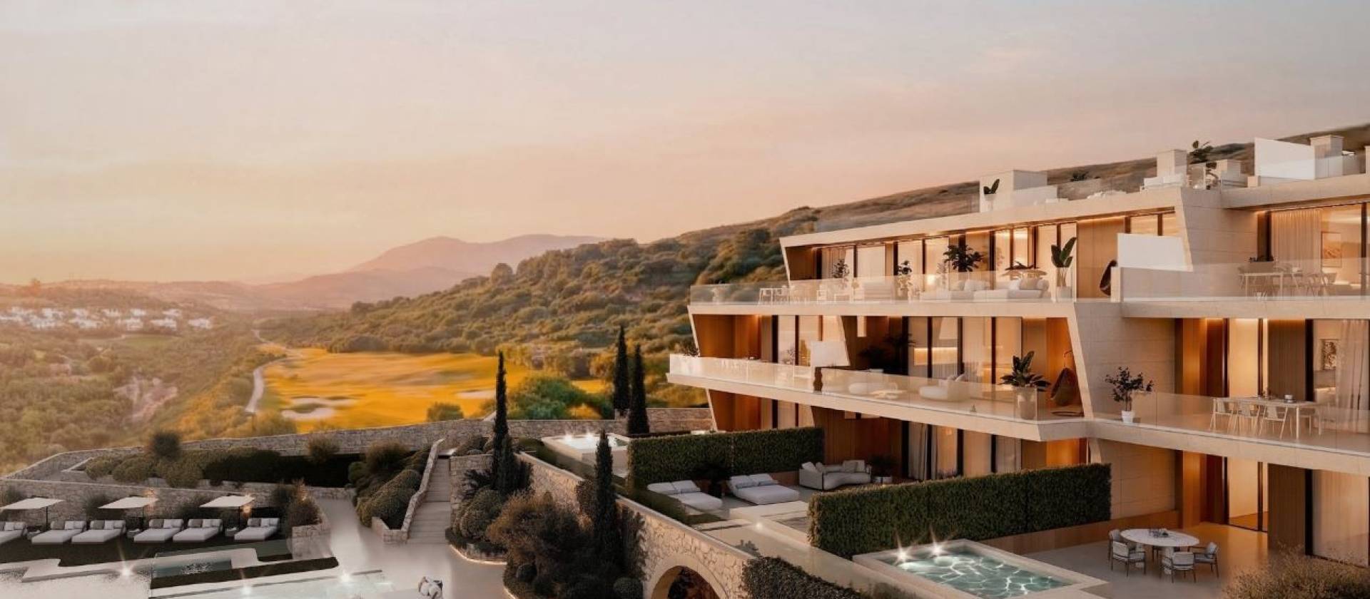 Nieuwbouw  - Appartement -
Casares / Manilva - Finca Cortesin