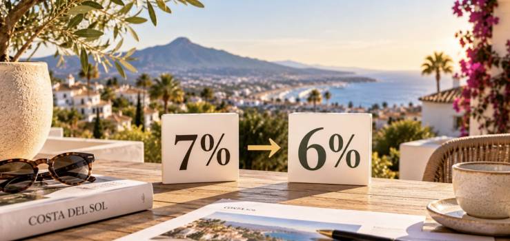 GOED NIEUWS VOOR VASTGOEDKOPERS: ANDALUSIE WIL DE ITP VERLAGEN VAN 7% NAAR 6%