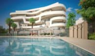 aria la cala de mijas eerstelijns zee appartement zwembad gebouw
