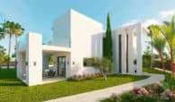 los olivos nueva andalucia marbella modern villa project zijkant