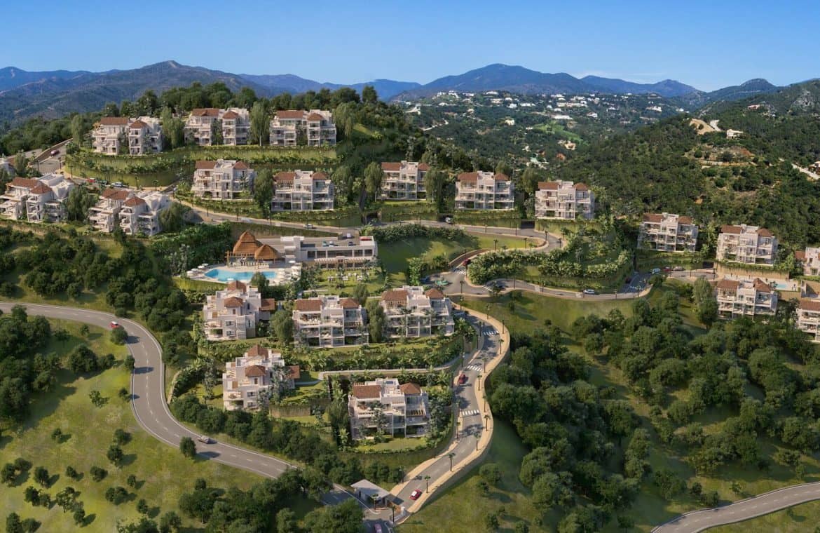 marbella club hills benahavis new golden mile appartementen penthouses te koop zeezicht project