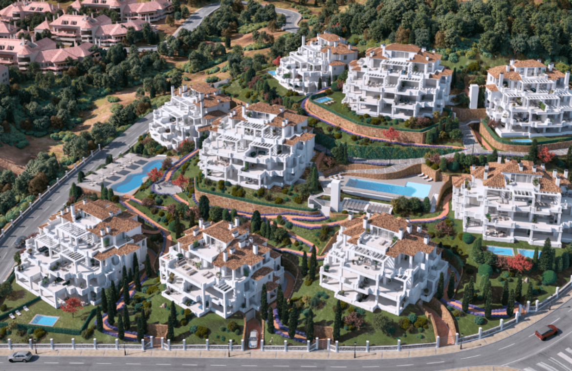 nine lions residences appartementen penthouses te koop nueva andalucia overzicht