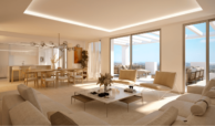 nine lions residences appartementen penthouses te koop nueva andalucia salon keuken