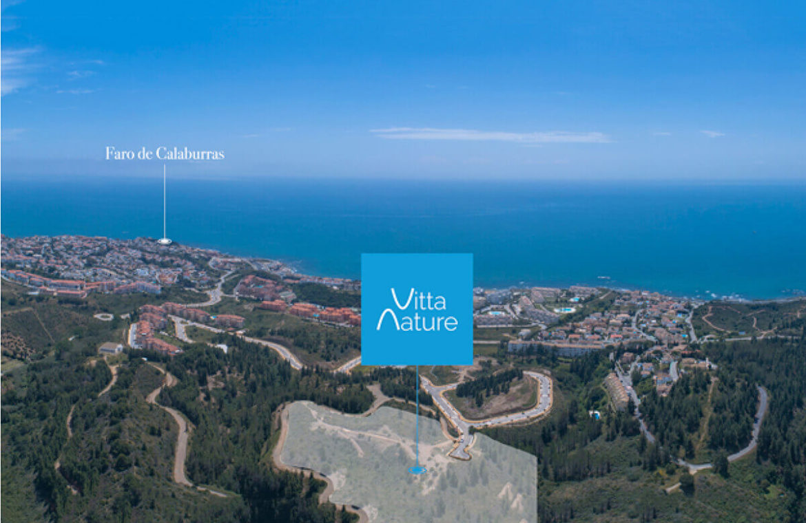 vitta nature mijas oost marbella golf zee chaparral modern nieuwbouw luchtfoto