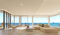 the sapphire estepona exclusief eerstelijns strand zeezicht appartement te koop costa del sol salon