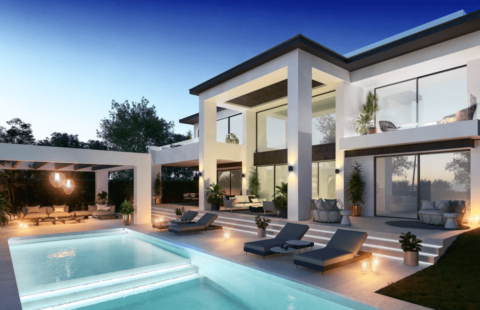 Marein Banus: 3 luxe villa's op 50 meter van de zee in Cortijo Blanco