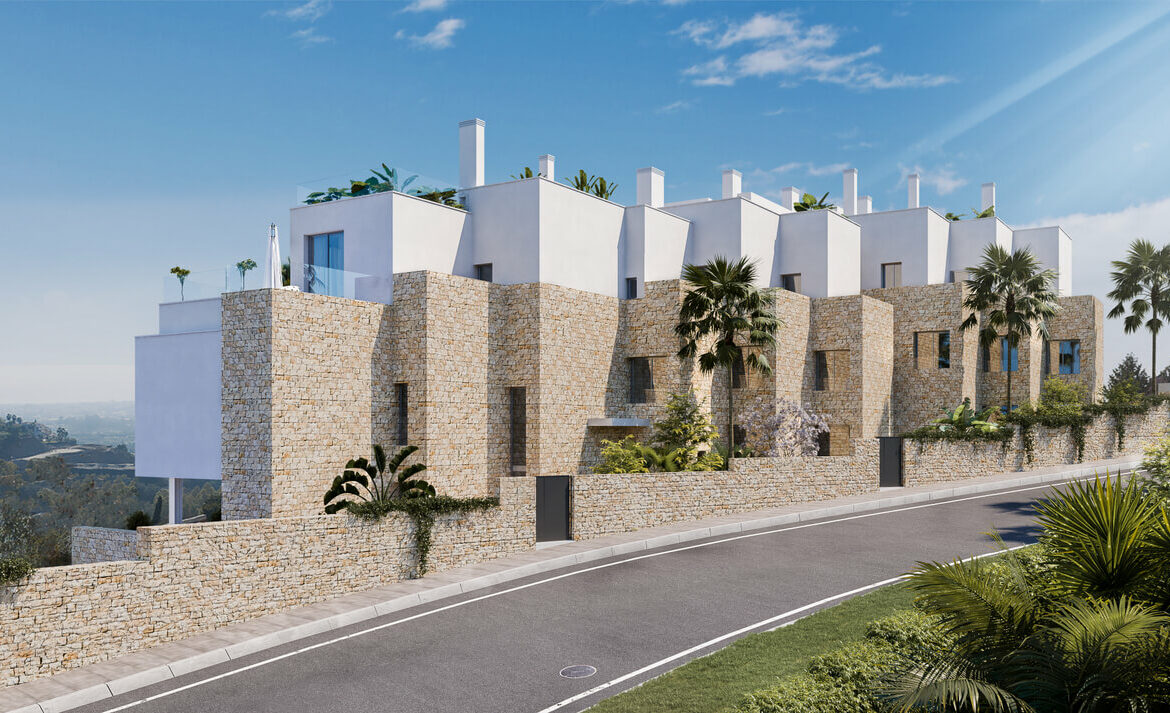 grand view marbella la quinta golf nueva andalucia spanje costa del sol nieuwbouw exclusief luxe gevel