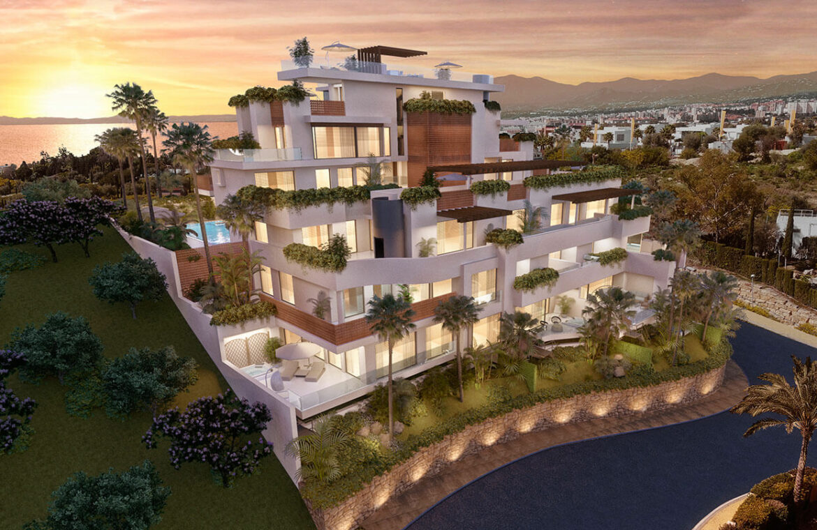 la cornisa rio real golf kleinschalig nieuwbouw appartement te koop costa del sol vamoz marbella complex