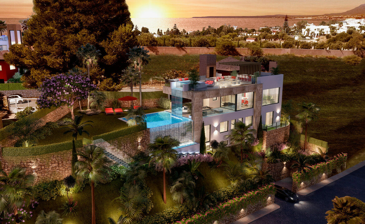 la cornisa rio real golf kleinschalig nieuwbouw villa te koop costa del sol marbella passivhaus design 75