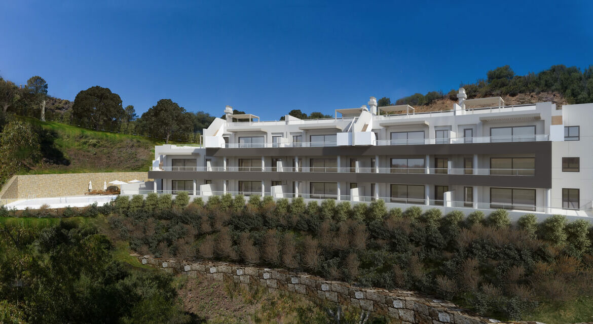 the crest nieuwbouw appartement te koop la quinta nueva andalucia golfvallei benahavis marbella costa del sol spanje zeezicht design