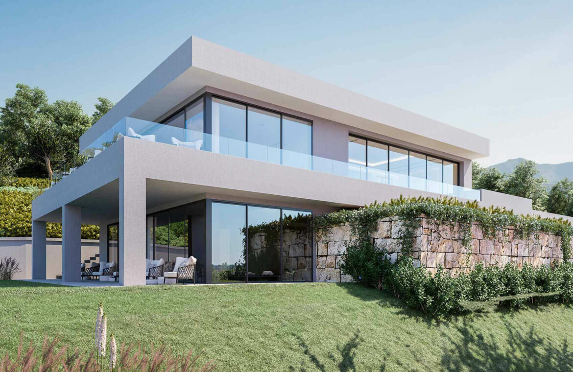 la finca de jasmine benahavis costa del sol spanje vamoz nieuwbouw moderne villa te koop zeezicht modern clubhuis