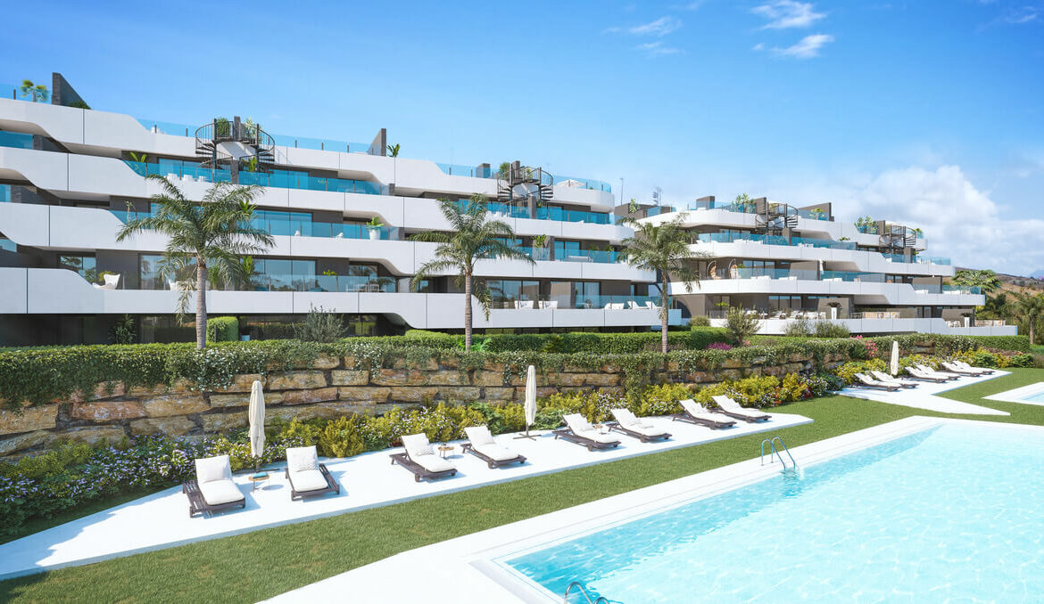 oasis325 fase2 nieuwbouw appartement te koop selwo new golden mile vamoz marbella estepona costa del sol spanje zwembad