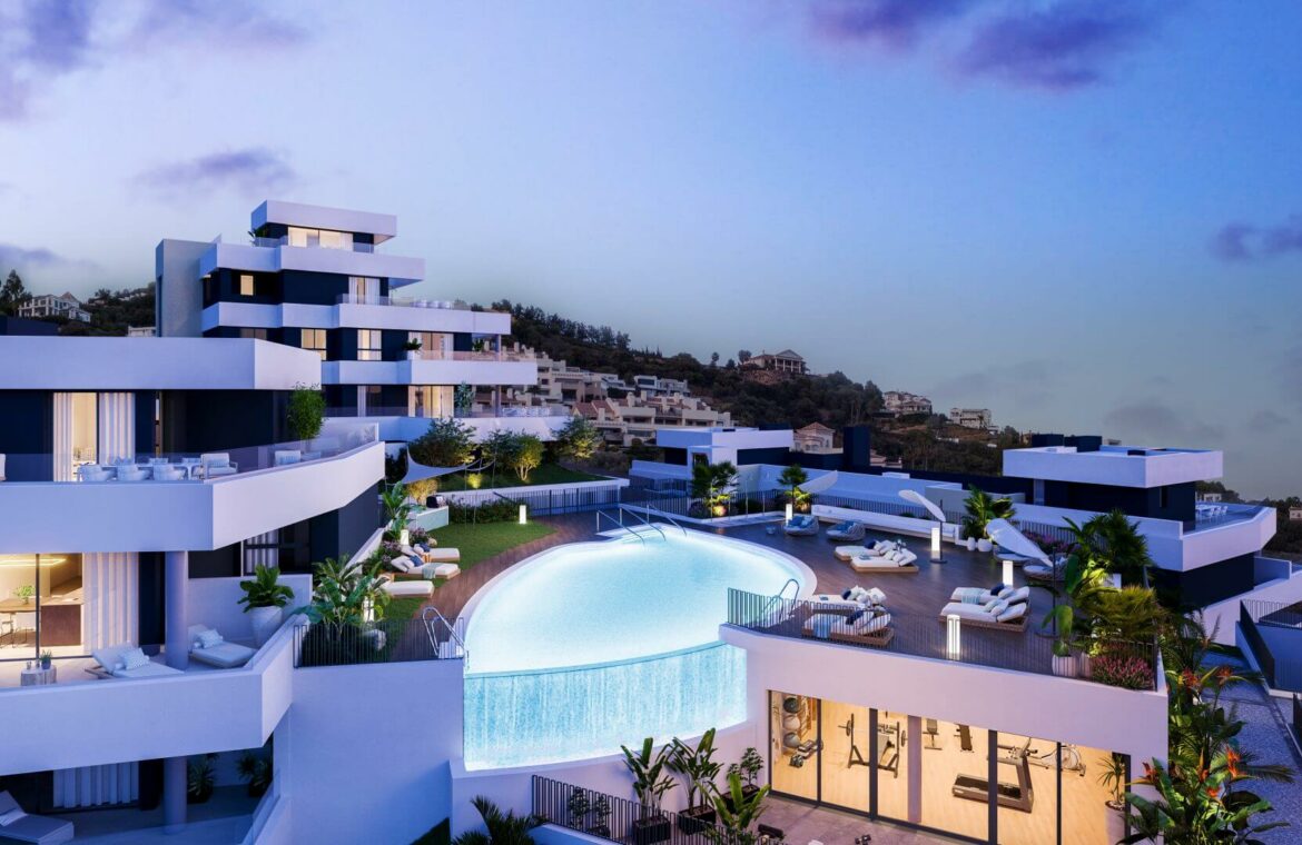 medblue monteros vamoz marbella costa sol spanje zeezicht nieuwbouw appartement penthouse kopen project