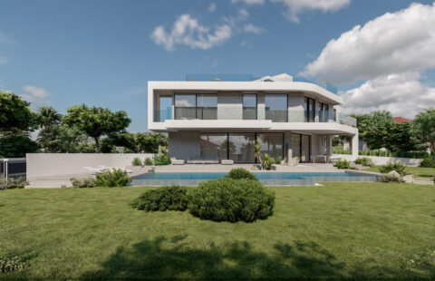 Villa Sirena: moderne villa op wandelafstand van het strand in Marbesa