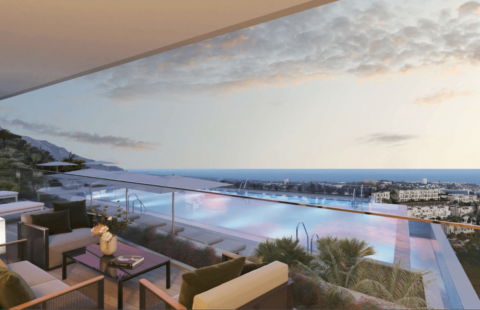 Tiara: boetiek off-plan luxe project met panoramisch zeezicht in Benahavis