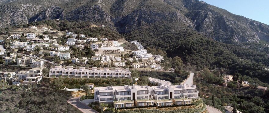 almazara hills vamoz marbella spanje kleinschalig nieuwbouw appartement kopen zeezicht rustig bergflank