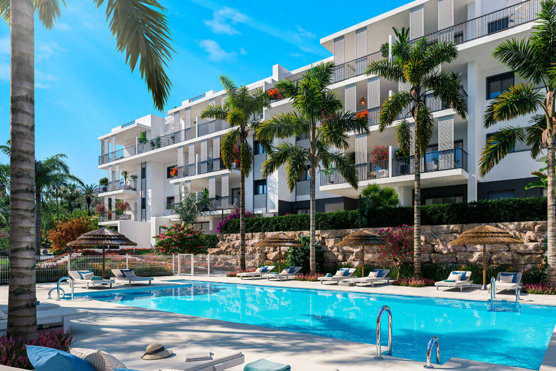 isidora living centrum appartement te koop estepona vamoz marbella costa del sol spanje wandelafstand zee zwembad