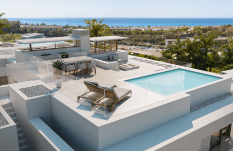 Sunlife: halfvrijstaande villa met zeezicht en prive zwembad in Santa Clara
