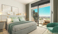 calanova collection golf appartement kopen mijas vamoz marbella costa del sol spanje zeezicht slaapkamer