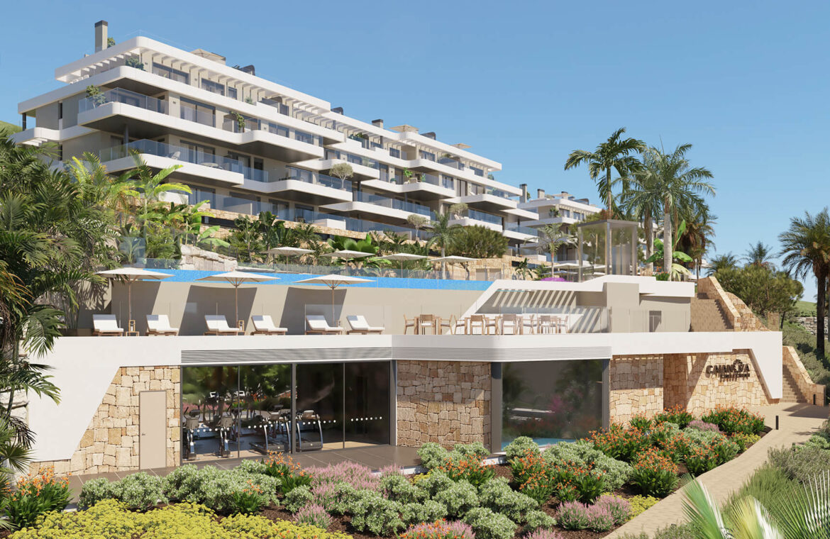 calanova collection golf appartement kopen mijas vamoz marbella costa del sol spanje zeezicht tuin