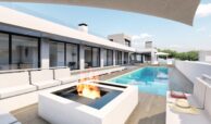 chaparral sunset villas nieuwbouw project la cala mijas vamoz marbella villa kopen 93A zwembad