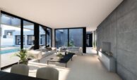 chaparral sunset villas nieuwbouw project la cala mijas vamoz marbella villa kopen 93B grondplan leefruimte