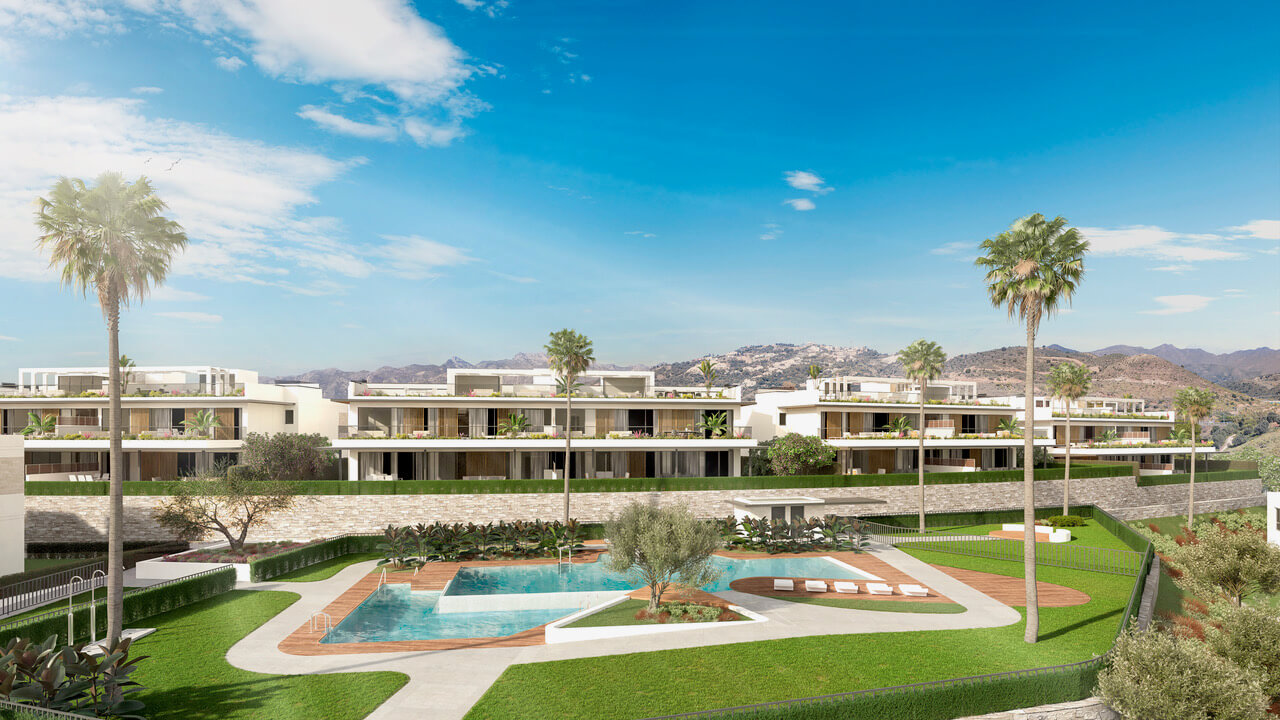 santa clara homes eerstelijns golf appartementen penthouses nieuwbouw te koop vamoz marbella project
