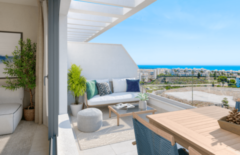Célere Sunrise: moderne appartementen vlakbij Playa Marina in Mijas