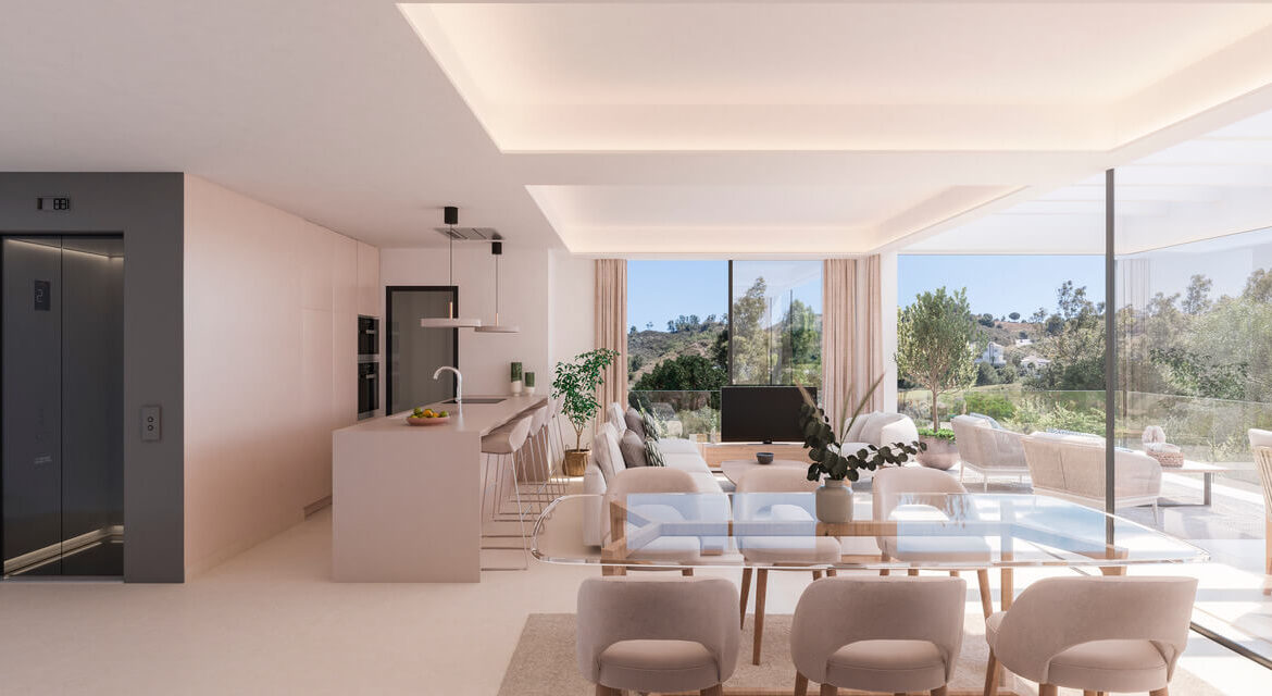 wyndham grand la cala golf resort nieuwbouw huis kopen immo vamoz marbella spanje modern golfzicht keuken