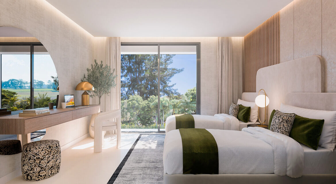 wyndham grand la cala golf resort nieuwbouw huis kopen immo vamoz marbella spanje modern golfzicht slaapkamer