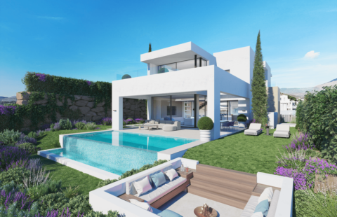 Aurea Villas: tien nieuwbouw villa's eerstelijns Estepona Golf