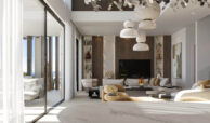 ocyan nieuwbouw villa kopen new golden mile vamoz marbella costa del sol natuur zeezicht dubbelhoge plafonds