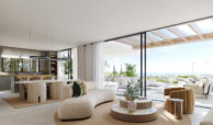 ocyan nieuwbouw villa kopen new golden mile vamoz marbella costa del sol natuur zeezicht salon1