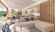 lyra residences nieuwbouw huizen woningen te koop el campanario vamoz marbella golf fitness spa zwembad panoramisch zicht salon