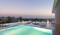 lyra residences nieuwbouw huizen woningen te koop el campanario vamoz marbella golf fitness spa zwembad panoramisch zicht solarium