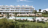 pure sun residences manilva la duquesa vamoz marbella zeezicht wandelafstand strand nieuwbouw appartementen kopen spanje zwembad