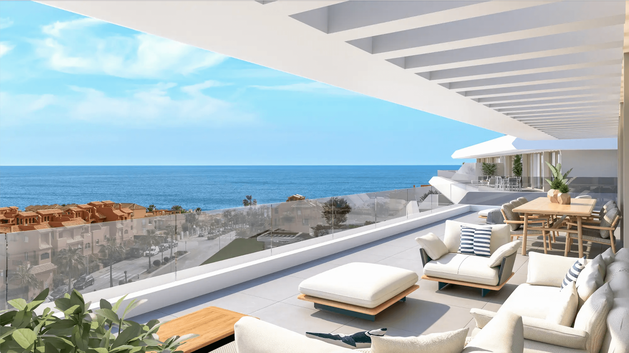 absolute estepona costa galera nieuwbouw appartement penthouse te koop vamoz marbella zeezicht wandelafstand strand terras