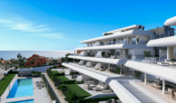 absolute estepona costa galera nieuwbouw appartement penthouse te koop vamoz marbella zeezicht wandelafstand strand tuin