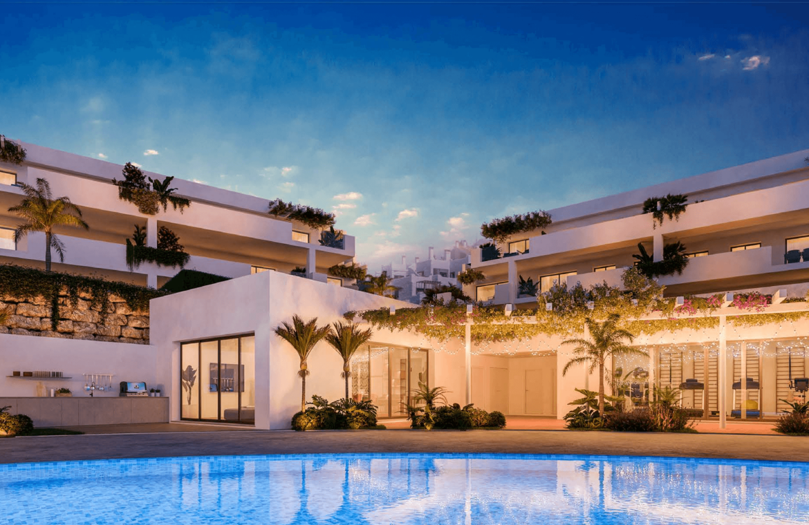 amaranta casares golf appartement penthouse nieuwbouw kopen vamoz marbella zeezicht wandelafstand strand tuin