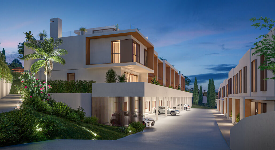 celere cala serena sun rijhuis nieuwbouw huis te koop vamoz marbella zeezicht complex