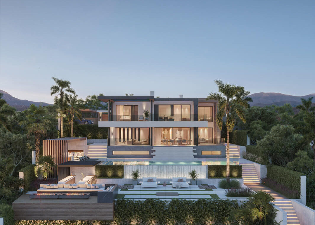 cerrado hills nieuwbouw eerstelijns golf villa kopen lagunas mijas vamoz marbella zeezicht design