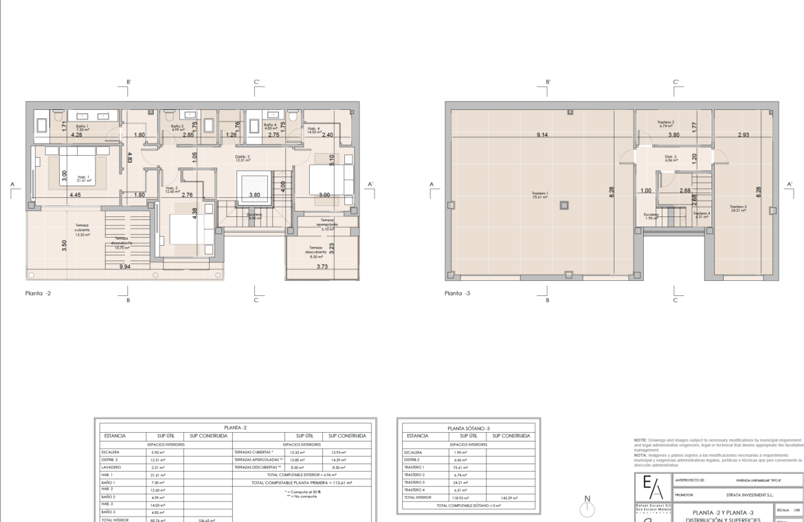 cerrado hills nieuwbouw eerstelijns golf villa kopen lagunas mijas vamoz marbella zeezicht grondplan B2