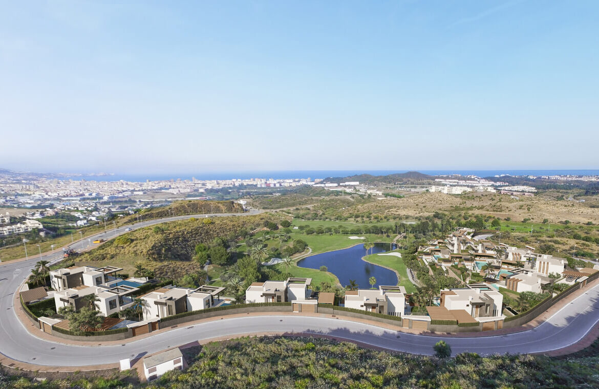 cerrado hills nieuwbouw eerstelijns golf villa kopen lagunas mijas vamoz marbella zeezicht ligging